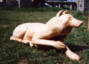 Sculpture Louve (tilleul)